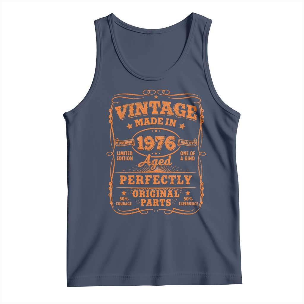 Vintage 50 Birthday Tank Top 50yr 1976 50th Birthday