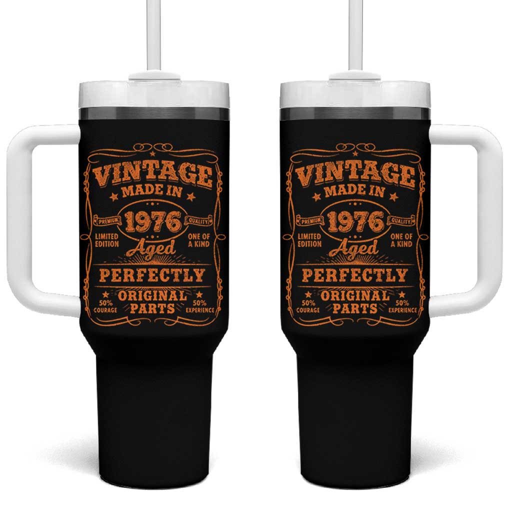 Vintage 50 Birthday Tumbler With Handle 50yr 1976 50th Birthday