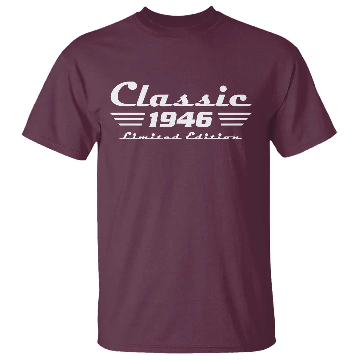 Classic 1946 Birthday T Shirt 80yr 80th Birthday