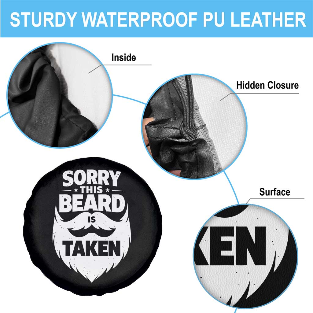 Sorry This Beard Is Taken Spare Tire Cover Valentines Day For Him Dad