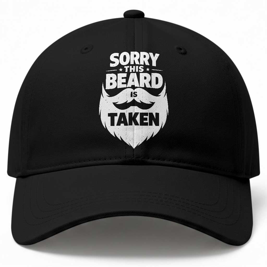 Sorry This Beard Is Taken Baseball Cap Valentines Day For Him Dad