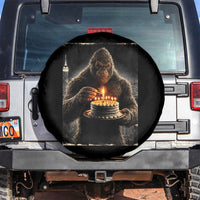 Funny Birthday Bigfoot Spare Tire Cover Sasquatsch Bday Party Vintage Graphic Japanese Art