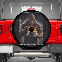 Funny Birthday Bigfoot Spare Tire Cover Sasquatsch Bday Party Vintage Graphic Japanese Art