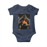 Funny Birthday Bigfoot Baby Onesie Sasquatsch Bday Party Vintage Graphic Japanese Art