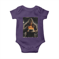 Funny Birthday Bigfoot Baby Onesie Sasquatsch Bday Party Vintage Graphic Japanese Art