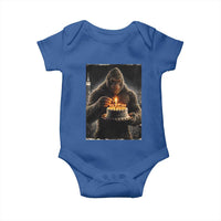 Funny Birthday Bigfoot Baby Onesie Sasquatsch Bday Party Vintage Graphic Japanese Art