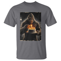 Funny Birthday Bigfoot T Shirt Sasquatsch Bday Party Vintage Graphic Japanese Art