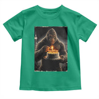 Funny Birthday Bigfoot Toddler T Shirt Sasquatsch Bday Party Vintage Graphic Japanese Art