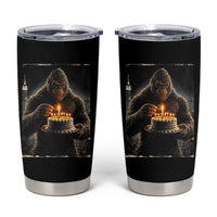 Funny Birthday Bigfoot Tumbler Cup Sasquatsch Bday Party Vintage Graphic Japanese Art