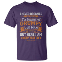 Funny Man Saying T Shirt Become A Grumpy Old Man Grandpa Dad