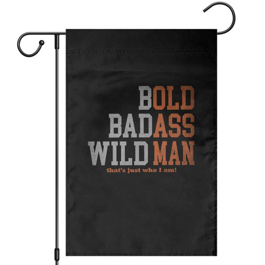 Funny Man Saying Garden Flag Birthday Husband Dad Grandpa Fathers Day Men Gag Gift