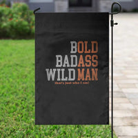 Funny Man Saying Garden Flag Birthday Husband Dad Grandpa Fathers Day Men Gag Gift