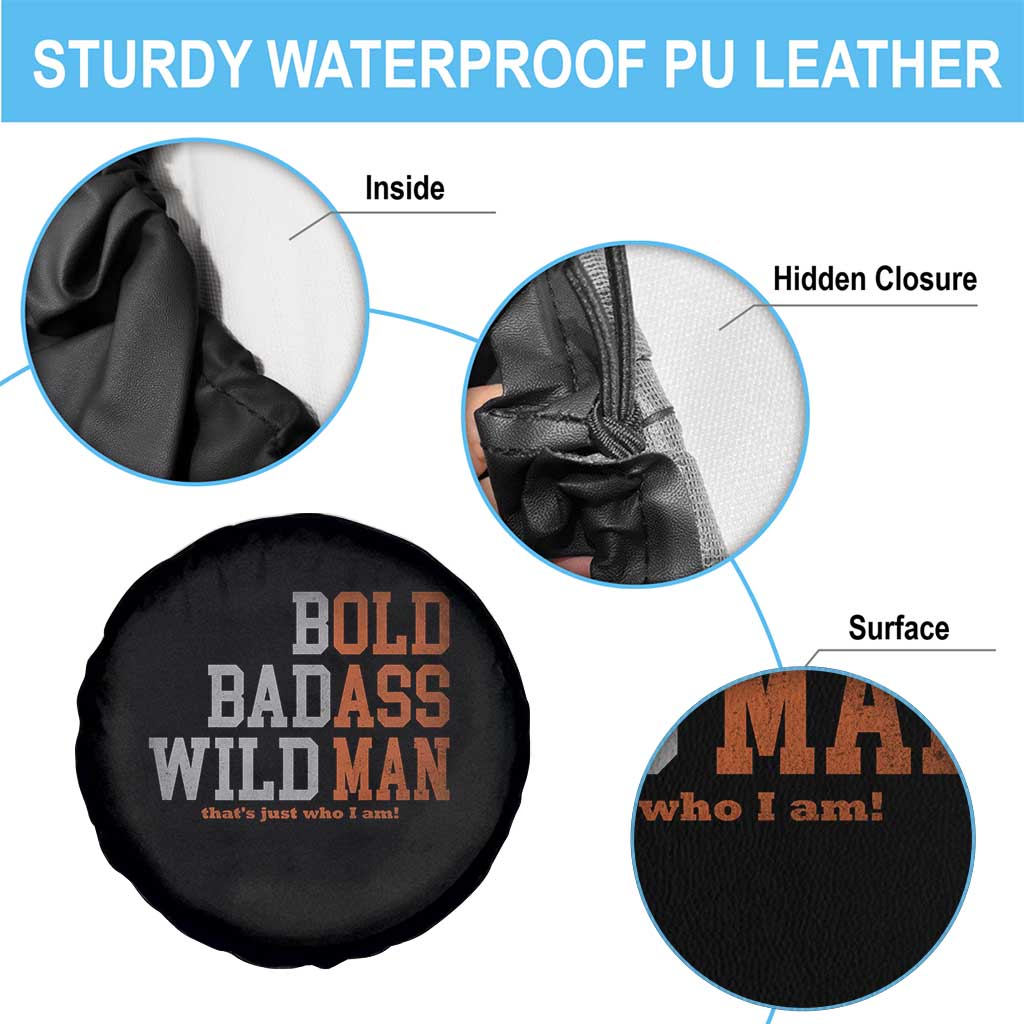 Funny Man Saying Spare Tire Cover Birthday Husband Dad Grandpa Fathers Day Men Gag Gift