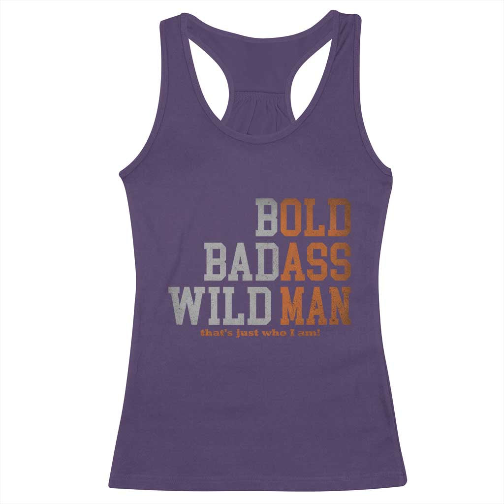 Funny Man Saying Racerback Tank Top Birthday Husband Dad Grandpa Fathers Day Men Gag Gift