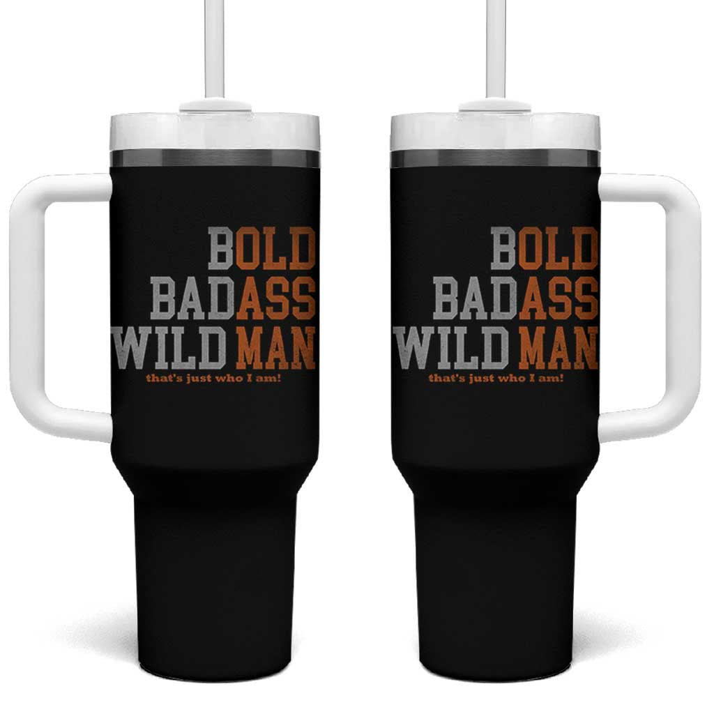Funny Man Saying Tumbler With Handle Birthday Husband Dad Grandpa Fathers Day Men Gag Gift