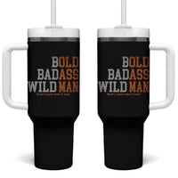 Funny Man Saying Tumbler With Handle Birthday Husband Dad Grandpa Fathers Day Men Gag Gift