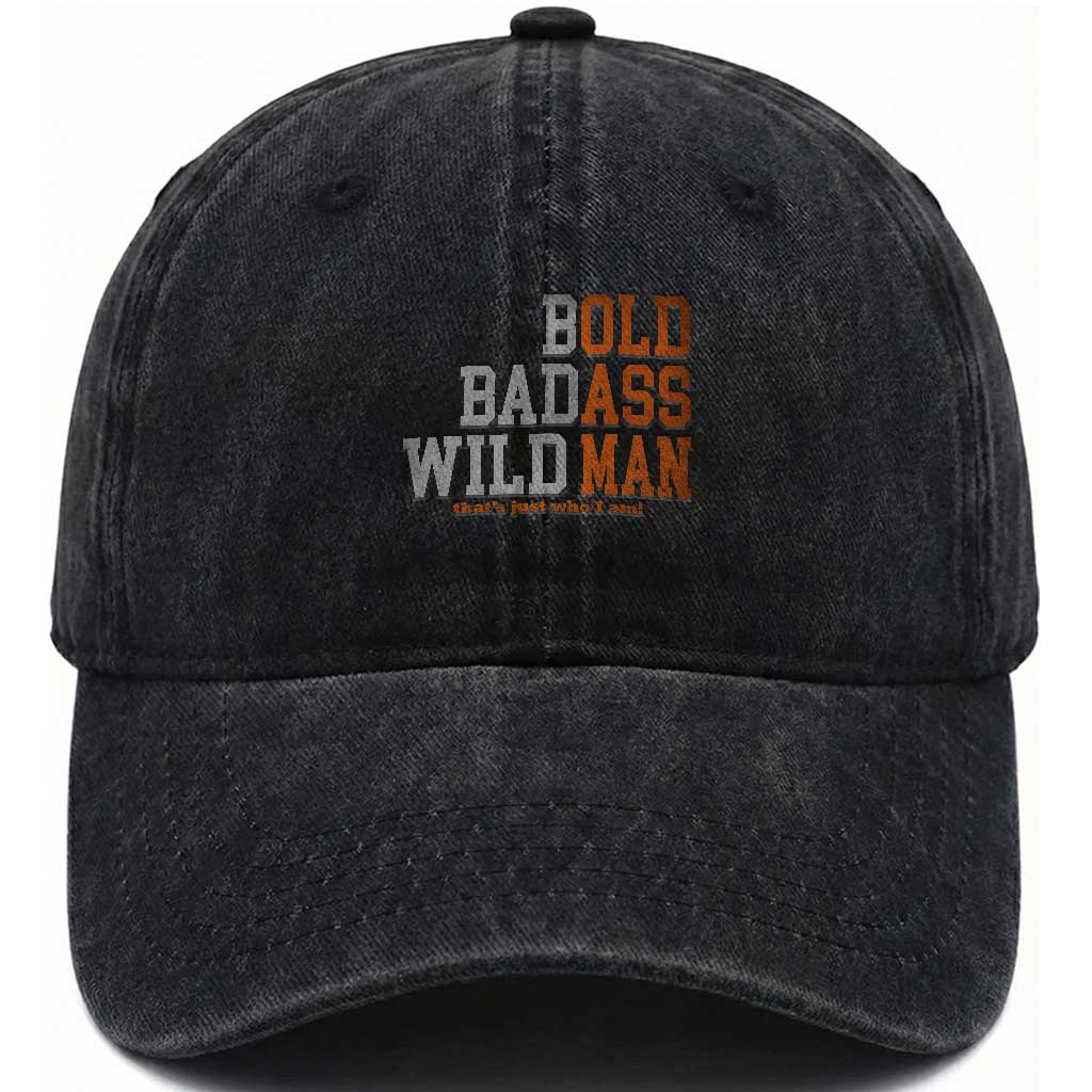 Funny Man Saying Washed Cotton Baseball Cap Birthday Husband Dad Grandpa Fathers Day Men Gag Gift