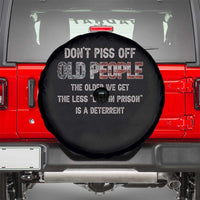Dont Piss Off Old People Spare Tire Cover Funny Saying Retro Sarcastic Birthday Gifts