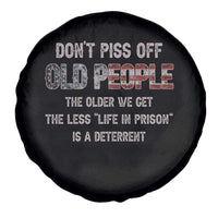 Dont Piss Off Old People Spare Tire Cover Funny Saying Retro Sarcastic Birthday Gifts