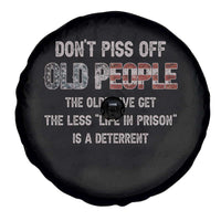 Dont Piss Off Old People Spare Tire Cover Funny Saying Retro Sarcastic Birthday Gifts