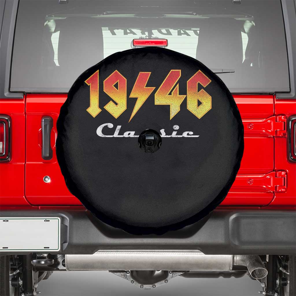 80th Birthday Spare Tire Cover Classic Born 1946 Turning 80 Year Old