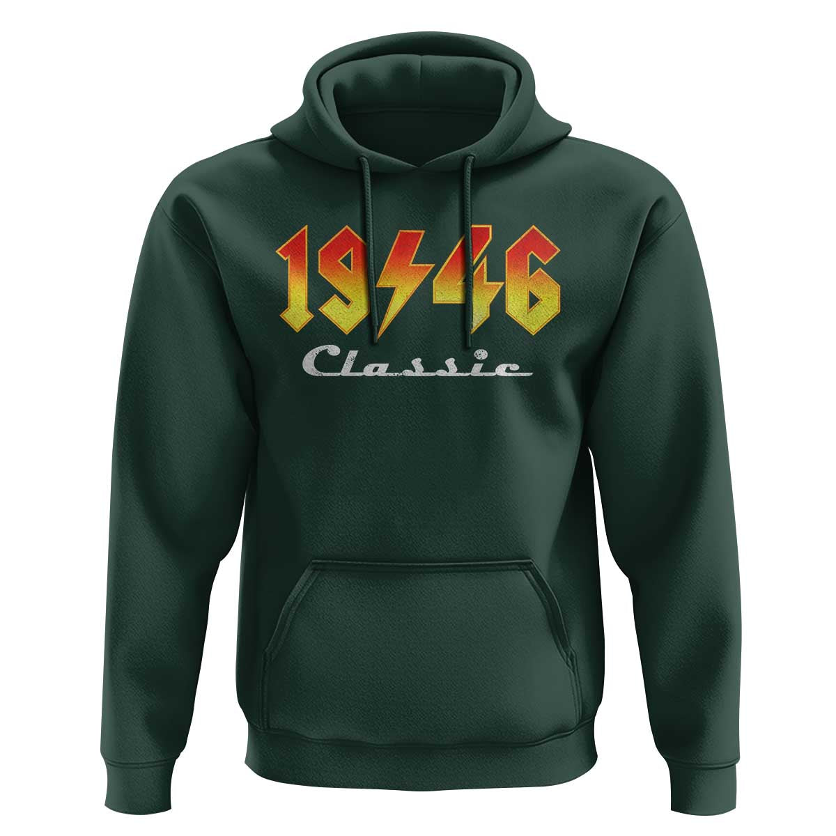 80th Birthday Hoodie Classic Born 1946 Turning 80 Year Old
