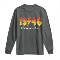 80th Birthday Long Sleeve Shirt Classic Born 1946 Turning 80 Year Old