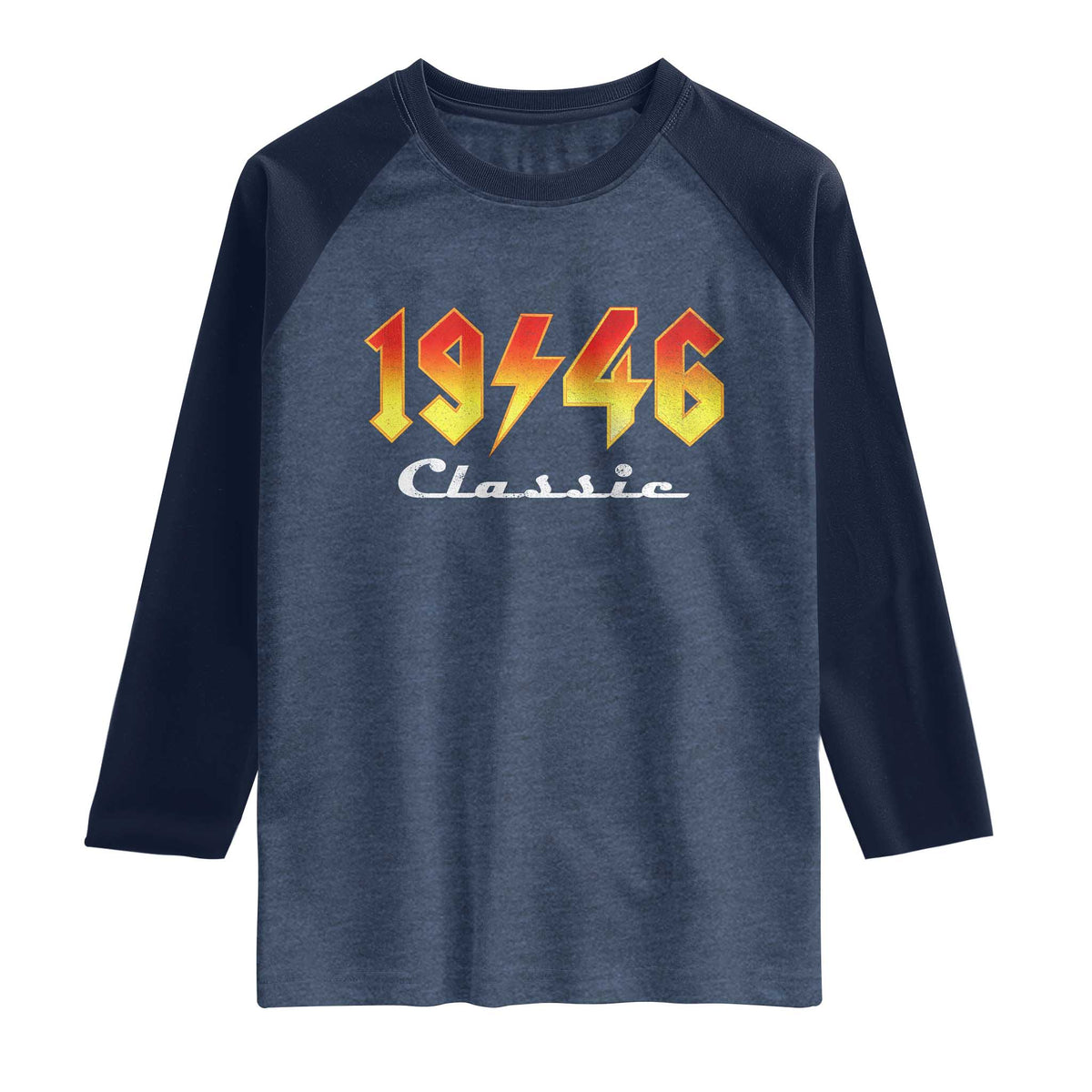 80th Birthday Raglan Shirt Classic Born 1946 Turning 80 Year Old