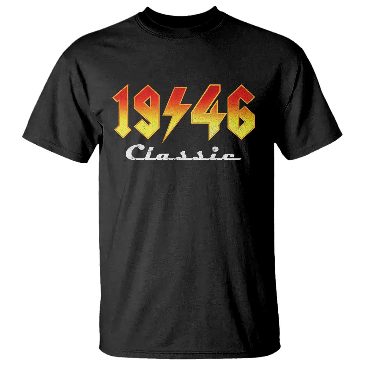80th Birthday T Shirt Classic Born 1946 Turning 80 Year Old