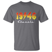 80th Birthday T Shirt Classic Born 1946 Turning 80 Year Old