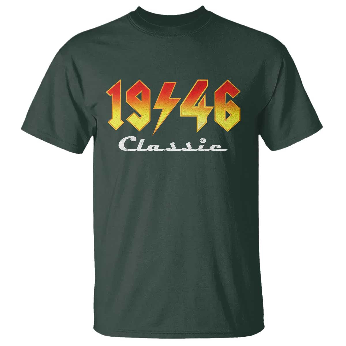 80th Birthday T Shirt Classic Born 1946 Turning 80 Year Old