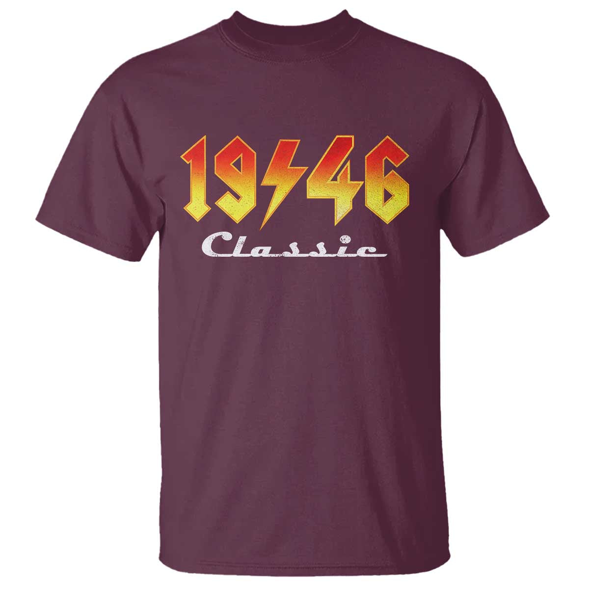 80th Birthday T Shirt Classic Born 1946 Turning 80 Year Old