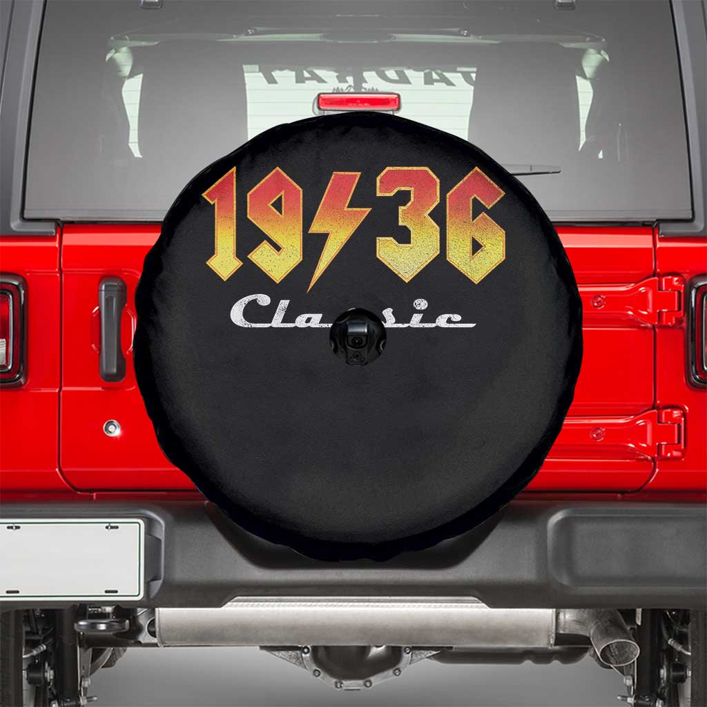 90th Birthday Spare Tire Cover Classic Born 1936 Turning 90 Year Old