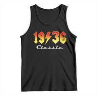 90th Birthday Tank Top Classic Born 1936 Turning 90 Year Old