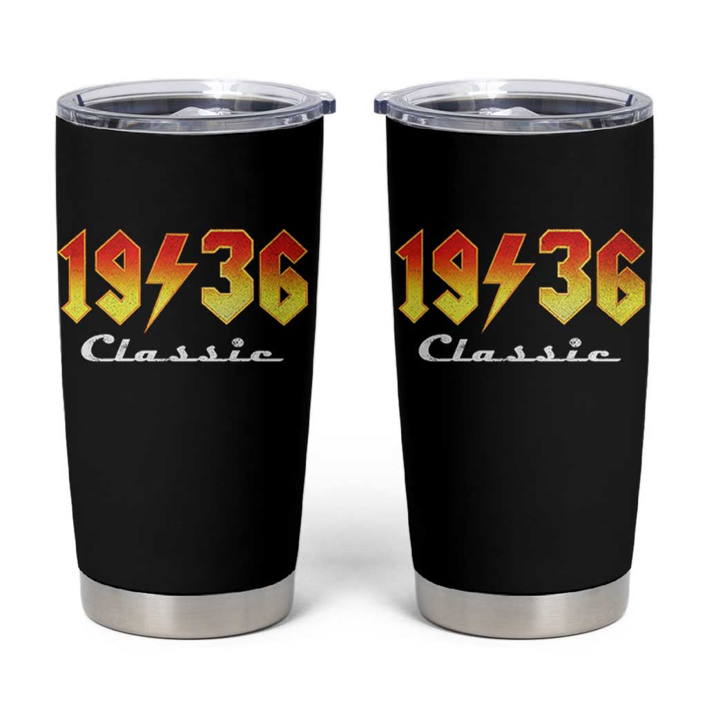90th Birthday Tumbler Cup Classic Born 1936 Turning 90 Year Old
