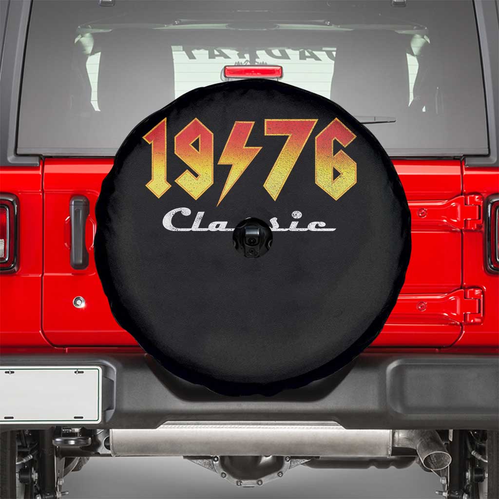50th Birthday Spare Tire Cover Classic Born 1976 Turning 50 Year Old