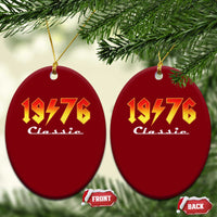50th Birthday Ceramic Ornament Classic Born 1976 Turning 50 Year Old