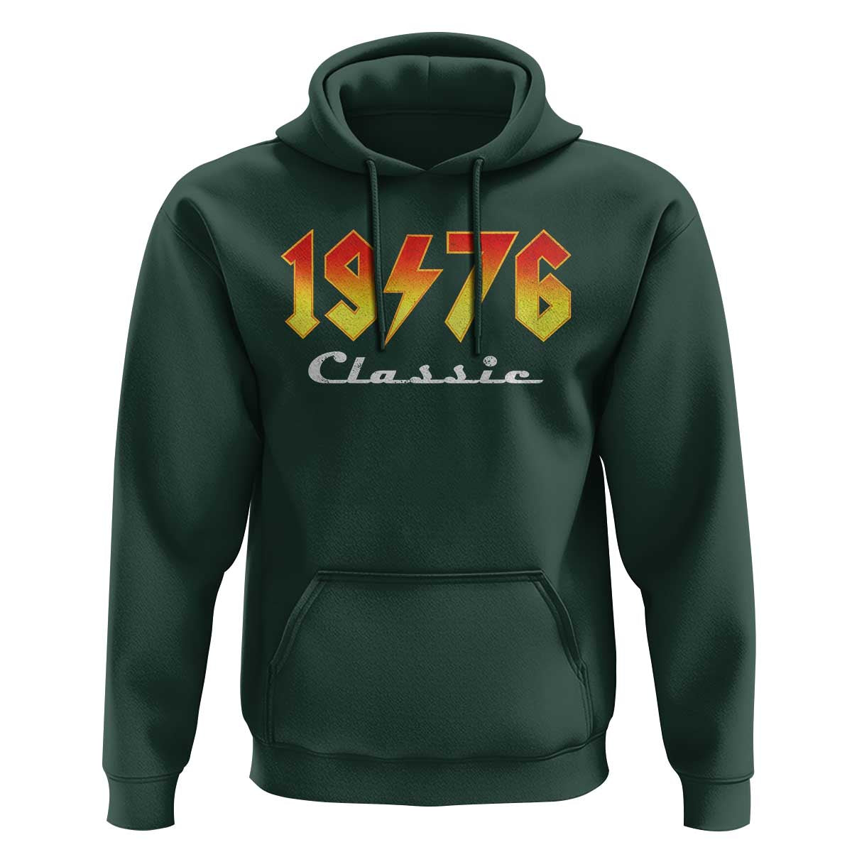 50th Birthday Hoodie Classic Born 1976 Turning 50 Year Old