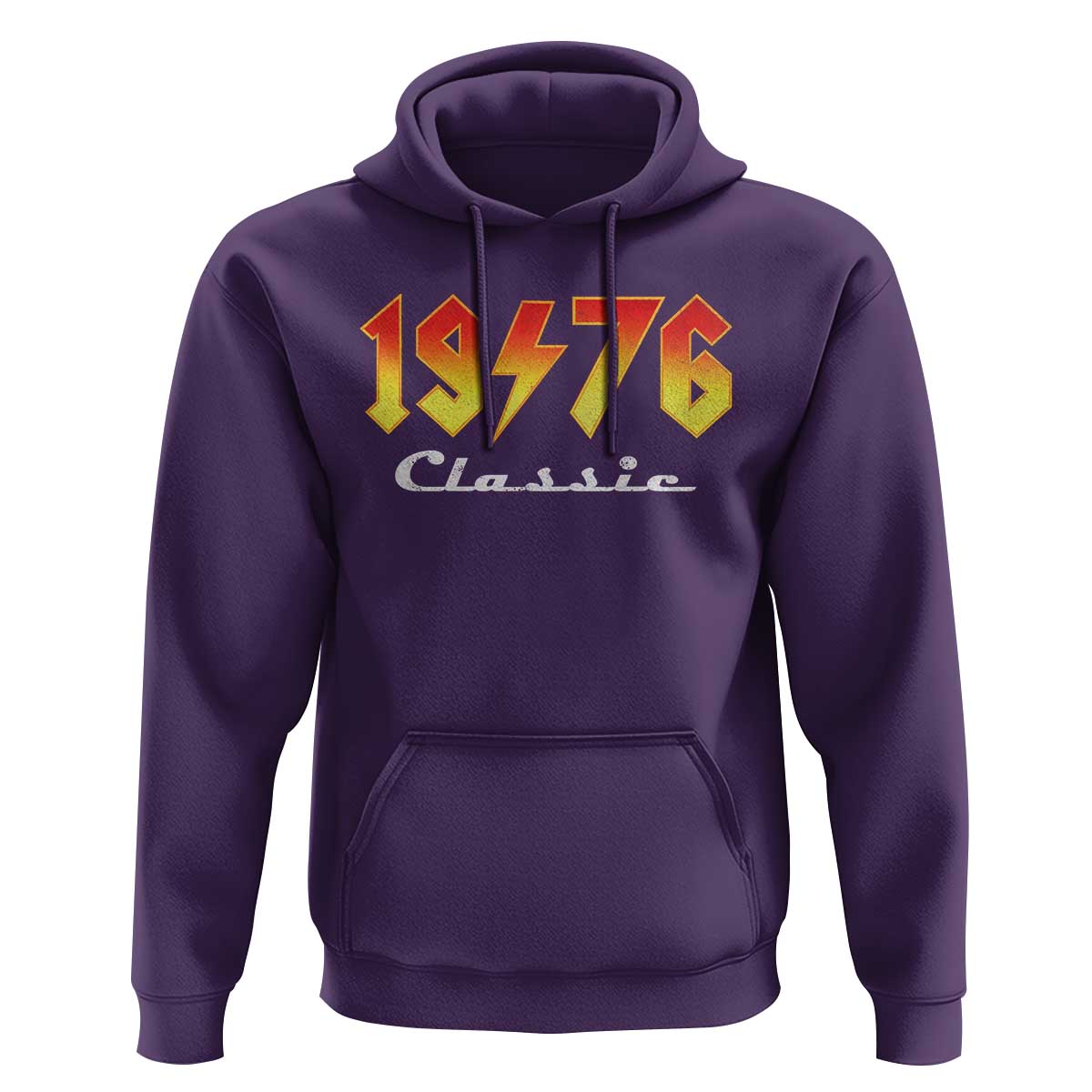50th Birthday Hoodie Classic Born 1976 Turning 50 Year Old