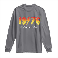 50th Birthday Long Sleeve Shirt Classic Born 1976 Turning 50 Year Old