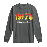 50th Birthday Long Sleeve Shirt Classic Born 1976 Turning 50 Year Old
