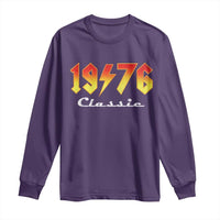 50th Birthday Long Sleeve Shirt Classic Born 1976 Turning 50 Year Old