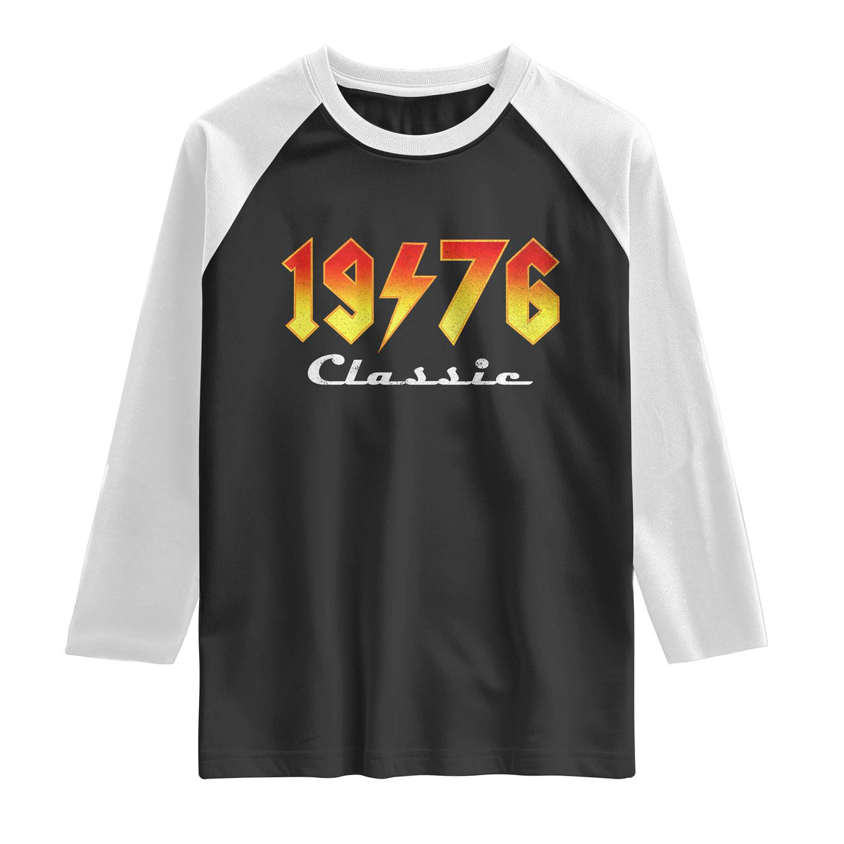 50th Birthday Raglan Shirt Classic Born 1976 Turning 50 Year Old
