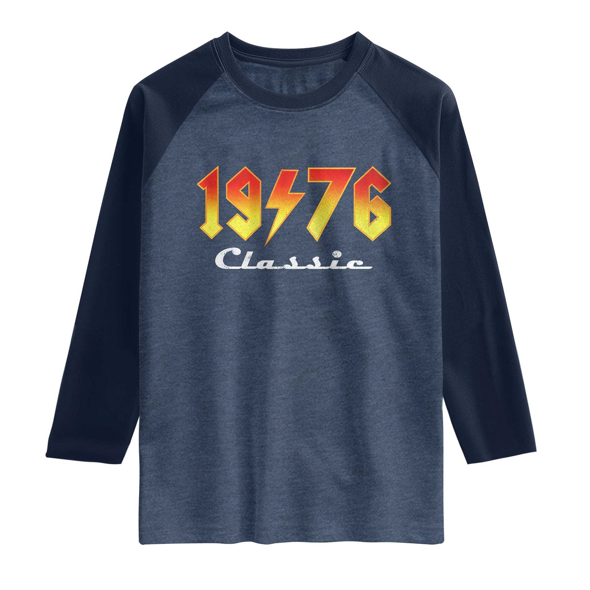 50th Birthday Raglan Shirt Classic Born 1976 Turning 50 Year Old