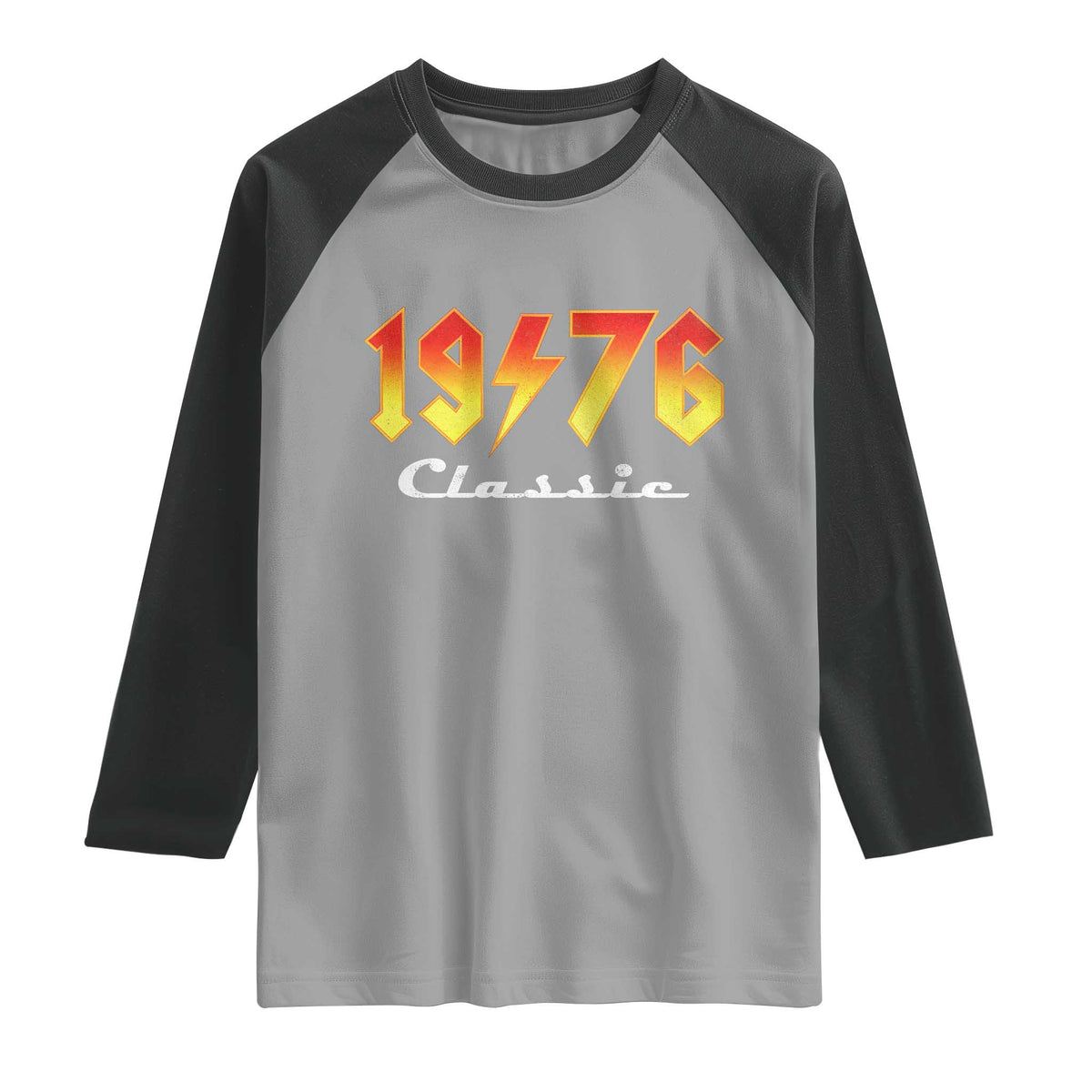 50th Birthday Raglan Shirt Classic Born 1976 Turning 50 Year Old