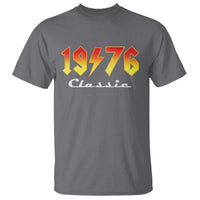 50th Birthday T Shirt Classic Born 1976 Turning 50 Year Old