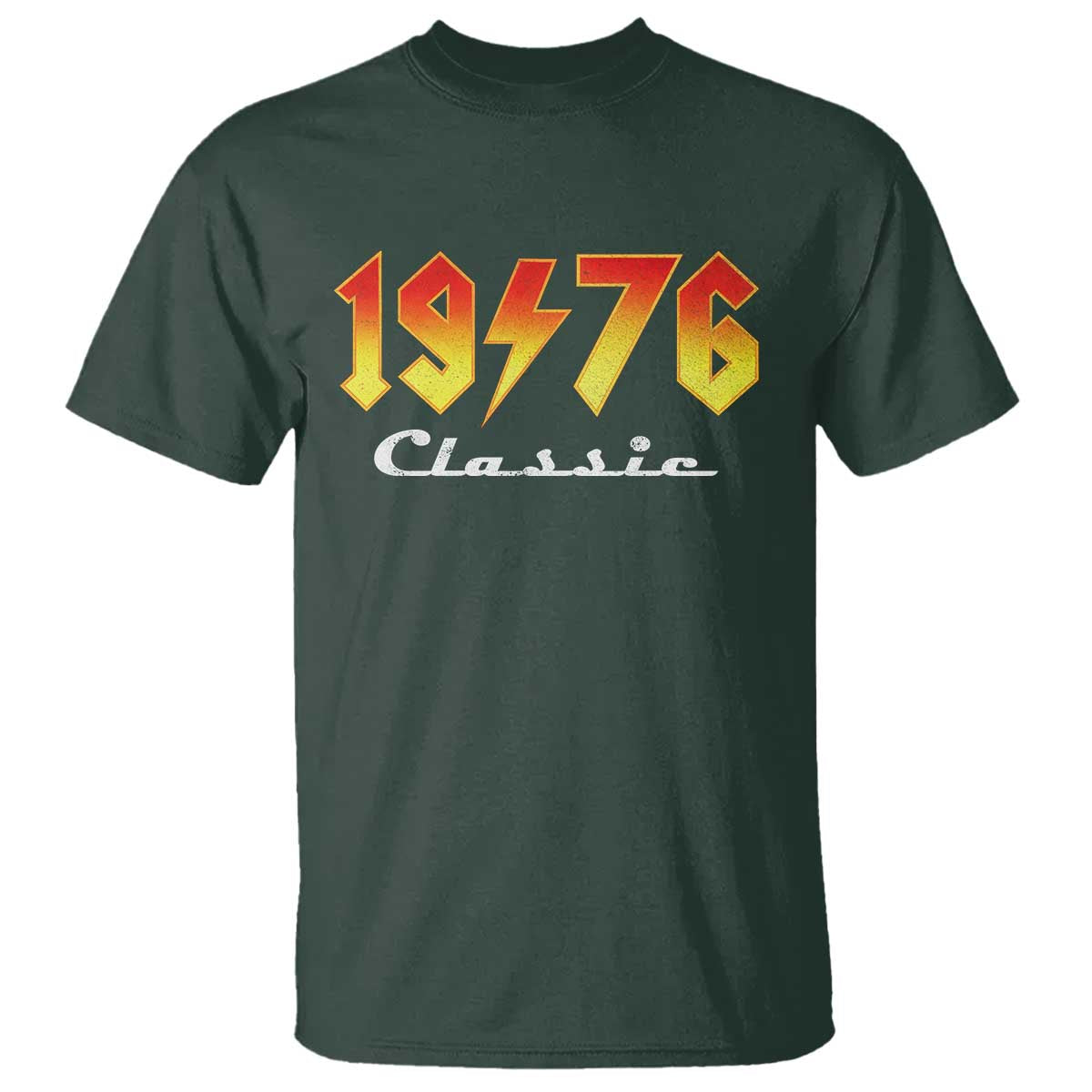 50th Birthday T Shirt Classic Born 1976 Turning 50 Year Old