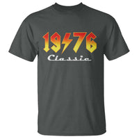50th Birthday T Shirt Classic Born 1976 Turning 50 Year Old