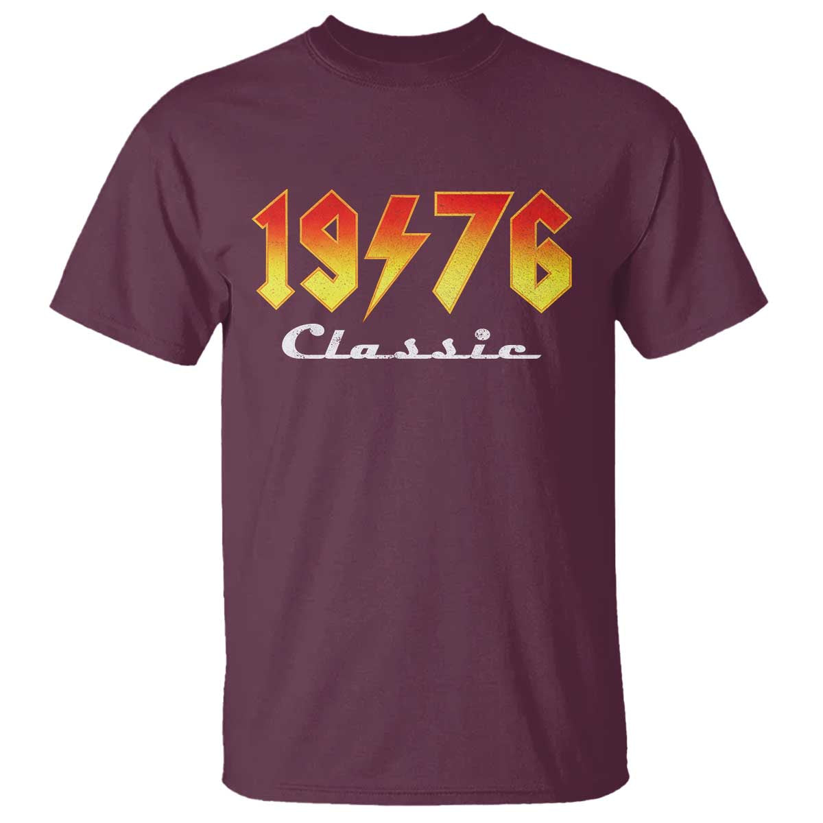 50th Birthday T Shirt Classic Born 1976 Turning 50 Year Old