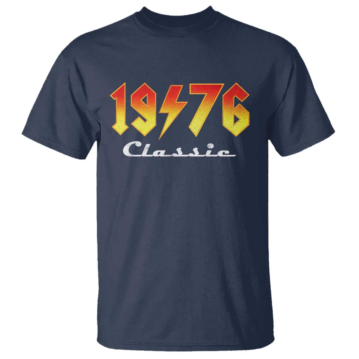 50th Birthday T Shirt Classic Born 1976 Turning 50 Year Old
